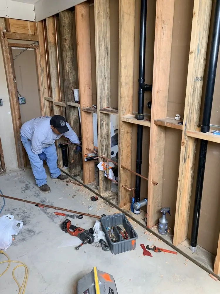 Commercial rough-in plumbing for Commercial Plumbing in Woodbourne